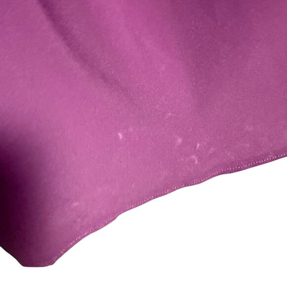 Halston Kamilah Jersey Purple One Shoulder Ruched Slit Cocktail Gown Size 4 - Picture 16 of 16